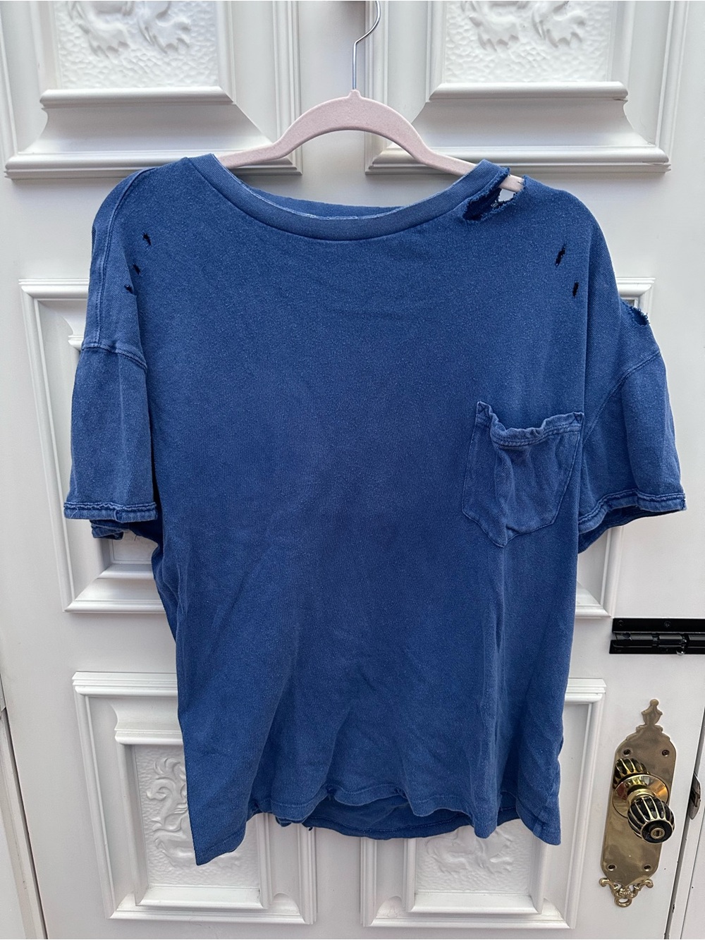 We The Free - Rubi Ripped T Shirt - Size MEDIUM